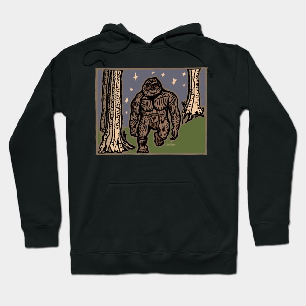 Strolling Sasquatch Hoodie by JSnipe